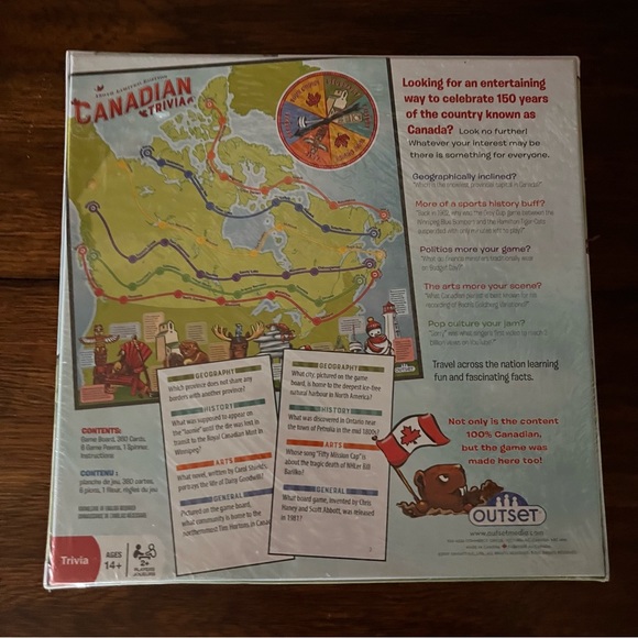 NEW Canadian Trivia 150th Limited Edition Board Game Unopened Sealed - Picture 7 of 9